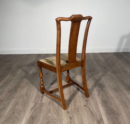 ANTIQUE 19TH CENTURY SET OF 6 DINING CHAIRS IN WALNUT - ADDITIONAL PHOTO 9