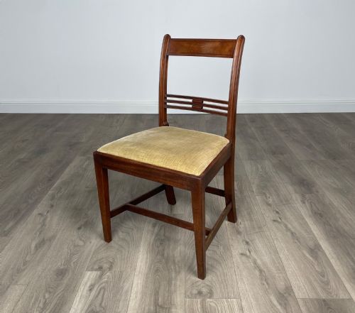 ANTIQUE 18TH CENTURY SET OF 6 DINING CHAIRS IN MAHOGANY - ADDITIONAL PHOTO 1
