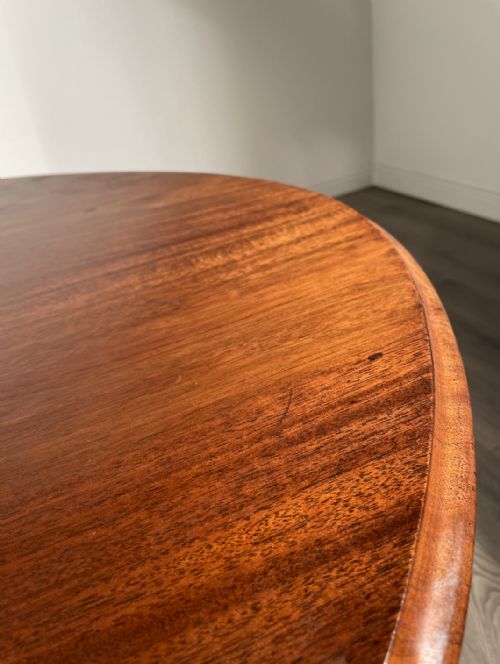 ANTIQUE 19TH CENTURY MAHOGANY TILT TOP BREAKFAST TABLE - ADDITIONAL PHOTO 4