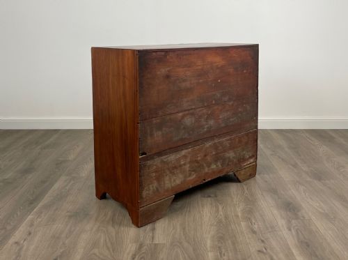 ANTIQUE 18TH CENTURY INLAID CHEST OF DRAWERS IN MAHOGANY - ADDITIONAL PHOTO 7