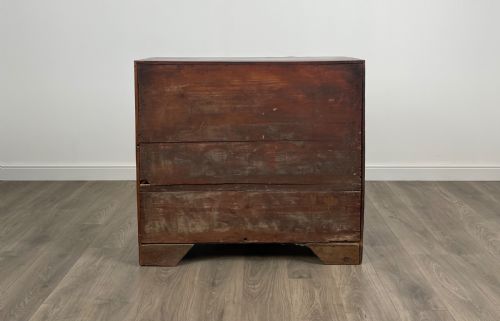 ANTIQUE 18TH CENTURY INLAID CHEST OF DRAWERS IN MAHOGANY - ADDITIONAL PHOTO 8