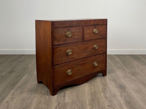 ANTIQUE 18TH CENTURY INLAID CHEST OF DRAWERS IN MAHOGANY - ADDITIONAL PHOTO 11