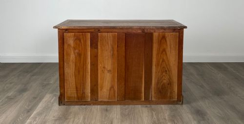 ANTIQUE 19TH CENTURY PEDESTAL DESK IN OAK - ADDITIONAL PHOTO 5