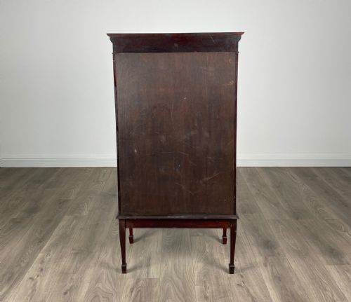 ANTIQUE EDWARDIAN GLAZED DISPLAY CABINET IN MAHOGANY - ADDITIONAL PHOTO 6