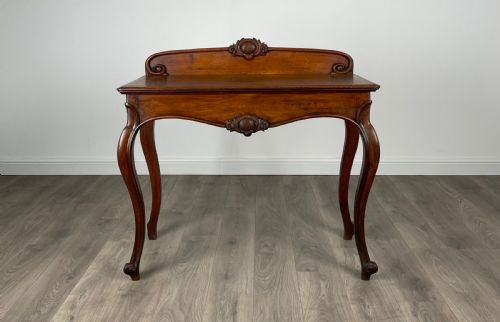 antique 19th century side table hall table in oak - CATEGORY: ANTIQUE TABLES - DATED VICTORIAN
