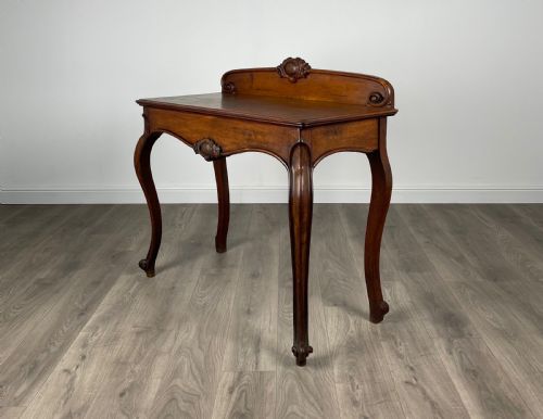 ANTIQUE 19TH CENTURY SIDE TABLE HALL TABLE IN OAK - ADDITIONAL PHOTO 7