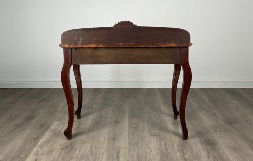 ANTIQUE 19TH CENTURY SIDE TABLE HALL TABLE IN OAK - ADDITIONAL PHOTO 8