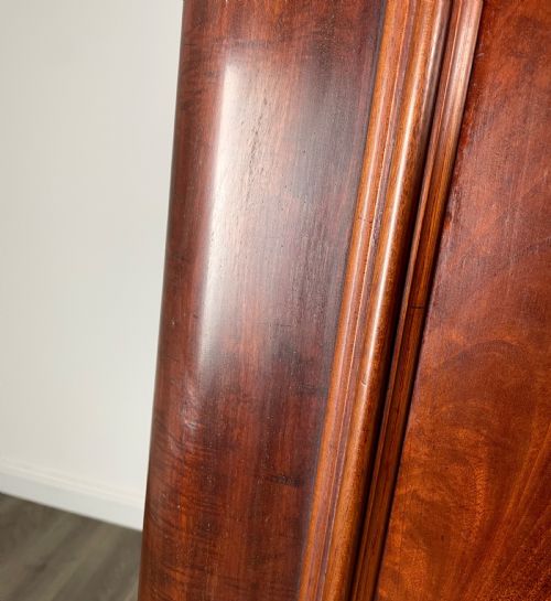 ANTIQUE 19TH CENTURY WARDROBE IN MAHOGANY - ADDITIONAL PHOTO 7