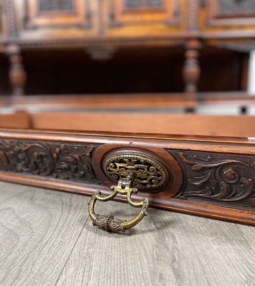 ANTIQUE 19TH CENTURY SIDEBOARD IN OLIVE WOOD - ADDITIONAL PHOTO 5