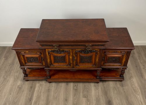 ANTIQUE 19TH CENTURY SIDEBOARD IN OLIVE WOOD - ADDITIONAL PHOTO 6