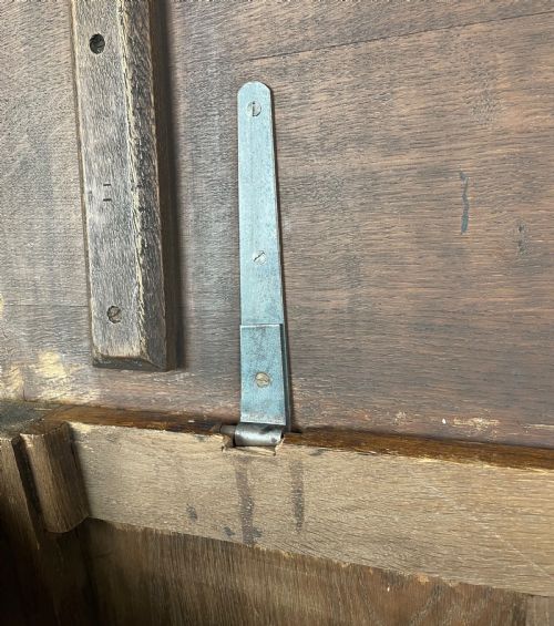 ANTIQUE 20TH CENTURY BLANKET BOX COFFER IN OAK - ADDITIONAL PHOTO 7