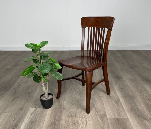 antique edwardian desk chair office chair in oak - CATEGORY: ANTIQUE CHAIRS - DATED EDWARDIAN