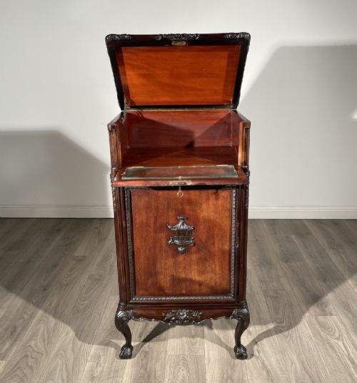 ANTIQUE 19TH CENTURY CABINET IN MAHOGANY - ADDITIONAL PHOTO 2