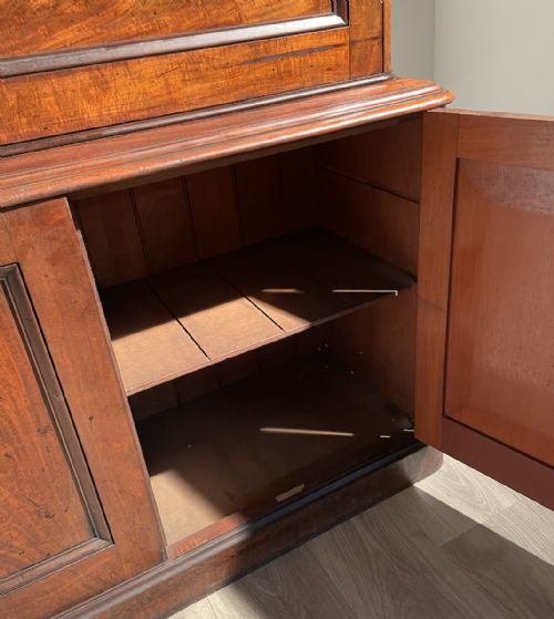 ANTIQUE VICTORIAN SECRETAIRE PIGEON HOLE IN MAHOGANY - ADDITIONAL PHOTO 6