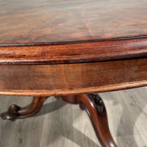 ANTIQUE 19TH CENTURY CENTRE TABLE IN WALNUT - ADDITIONAL PHOTO 6