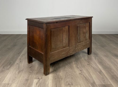 ANTIQUE 18TH CENTURY BLANKET BOX MULE CHEST IN OAK - ADDITIONAL PHOTO 7