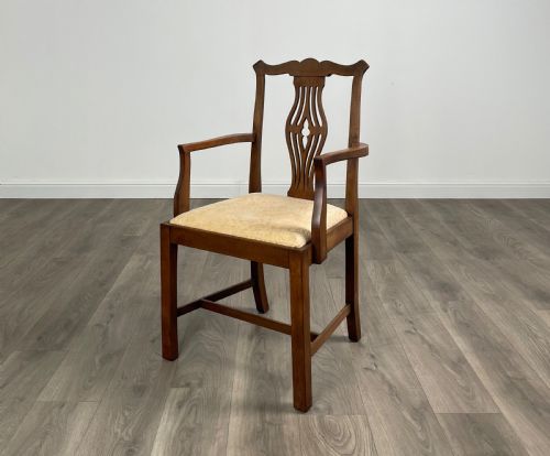 ANTIQUE 18TH CENTURY SET OF 6 DINING CHAIRS IN MAHOGANY - ADDITIONAL PHOTO 1