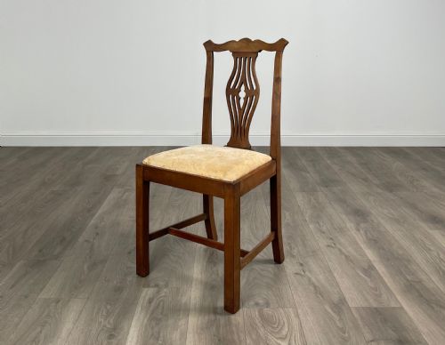 ANTIQUE 18TH CENTURY SET OF 6 DINING CHAIRS IN MAHOGANY - ADDITIONAL PHOTO 2