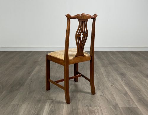 ANTIQUE 18TH CENTURY SET OF 6 DINING CHAIRS IN MAHOGANY - ADDITIONAL PHOTO 6