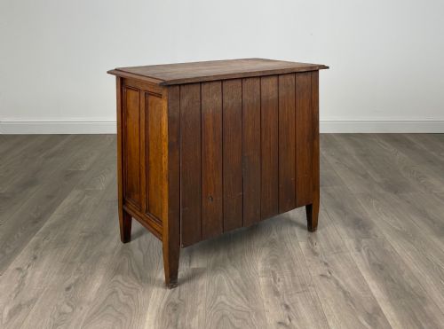 ANTIQUE 20TH CENTURY BLANKET BOX COFFER IN OAK - ADDITIONAL PHOTO 3