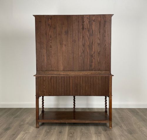 ANTIQUE EDWARDIAN DRESSER IN OAK - ADDITIONAL PHOTO 4