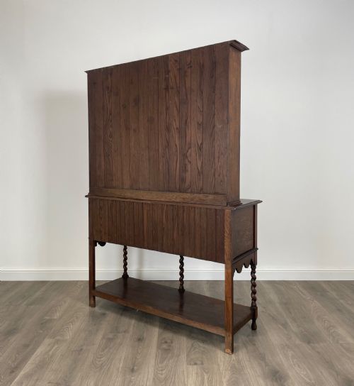 ANTIQUE EDWARDIAN DRESSER IN OAK - ADDITIONAL PHOTO 5