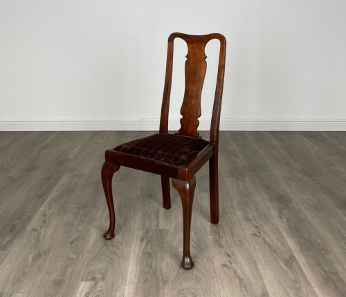 ANTIQUE 20TH CENTURY SET OF 6 DINING CHAIRS IN MAHOGANY - ADDITIONAL PHOTO 2