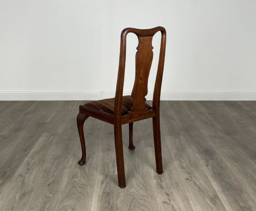 ANTIQUE 20TH CENTURY SET OF 6 DINING CHAIRS IN MAHOGANY - ADDITIONAL PHOTO 3
