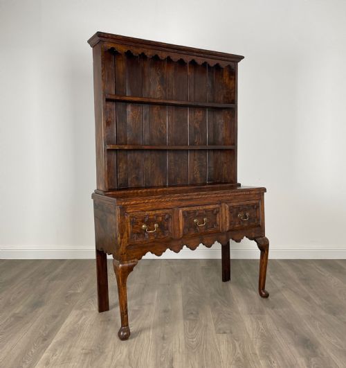 ANTIQUE 20TH CENTURY JACOBEAN STYLE DRESSER IN OAK - ADDITIONAL PHOTO 11