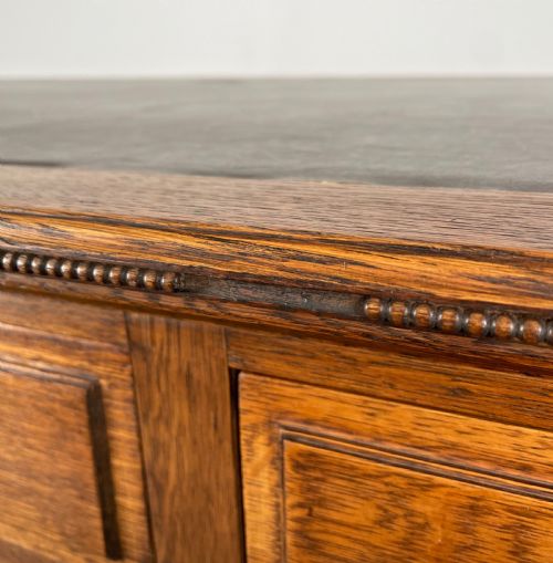 ANTIQUE 20TH CENTURY JACOBEAN STYLE DESK IN OAK - ADDITIONAL PHOTO 12