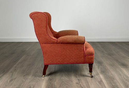 ANTIQUE 19TH CENTURY ARMCHAIR IN MAHOGANY - ADDITIONAL PHOTO 6