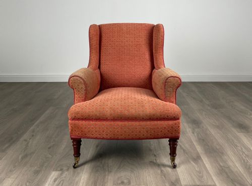 ANTIQUE 19TH CENTURY ARMCHAIR IN MAHOGANY - ADDITIONAL PHOTO 8