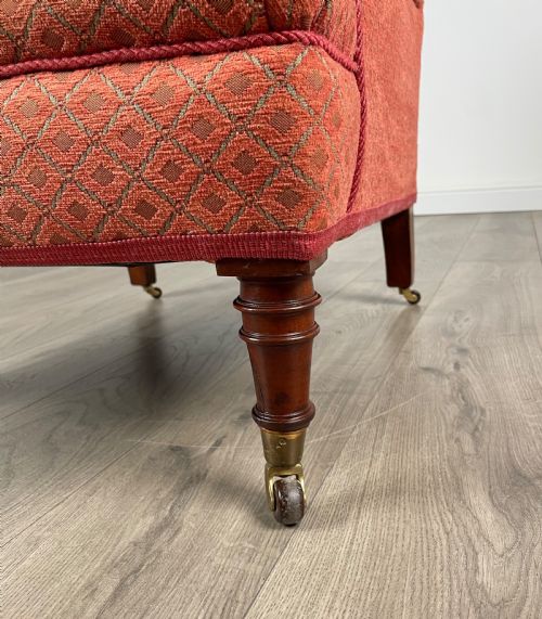 ANTIQUE 19TH CENTURY ARMCHAIR IN MAHOGANY - ADDITIONAL PHOTO 9