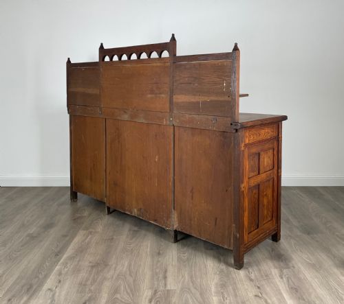 ANTIQUE 20TH CENTURY SIDEBOARD IN OAK - ADDITIONAL PHOTO 8