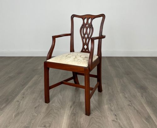 ANTIQUE SET OF 6 GEORGIAN DINING CHAIRS IN MAHOGANY - ADDITIONAL PHOTO 1
