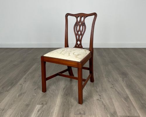 ANTIQUE SET OF 6 GEORGIAN DINING CHAIRS IN MAHOGANY - ADDITIONAL PHOTO 2