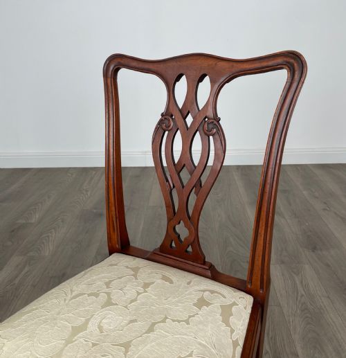 ANTIQUE SET OF 6 GEORGIAN DINING CHAIRS IN MAHOGANY - ADDITIONAL PHOTO 3