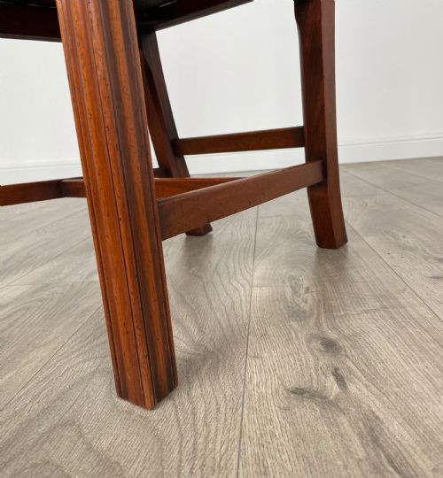 ANTIQUE SET OF 6 GEORGIAN DINING CHAIRS IN MAHOGANY - ADDITIONAL PHOTO 6