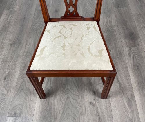 ANTIQUE SET OF 6 GEORGIAN DINING CHAIRS IN MAHOGANY - ADDITIONAL PHOTO 8