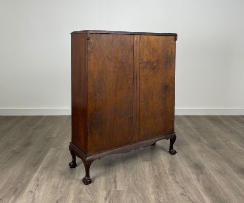 ANTIQUE 20TH CENTURY DISPLAY CABINET IN MAHOGANY - ADDITIONAL PHOTO 4