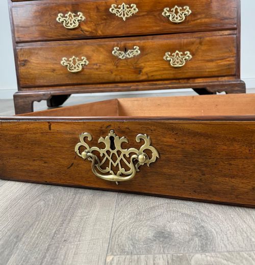 ANTIQUE 18TH CENTURY BUREAU IN MAHOGANY - ADDITIONAL PHOTO 10