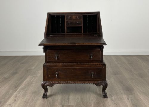 ANTIQUE 20TH CENTURY BUREAU IN OAK - ADDITIONAL PHOTO 2