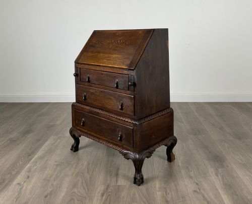 ANTIQUE 20TH CENTURY BUREAU IN OAK - ADDITIONAL PHOTO 5