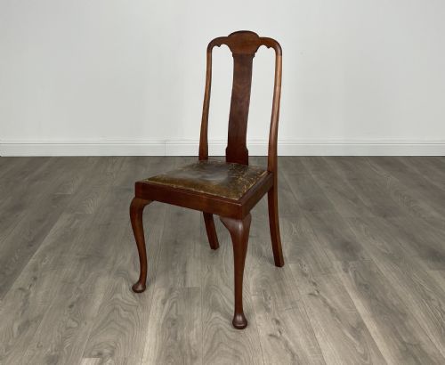 ANTIQUE 20TH CENTURY SET OF 6 DINING CHAIRS IN MAHOGANY - ADDITIONAL PHOTO 2