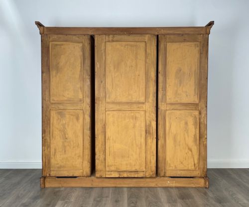 ANTIQUE 19TH CENTURY COMPACTUM WARDROBE IN MAHOGANY - ADDITIONAL PHOTO 6