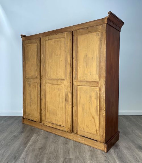ANTIQUE 19TH CENTURY COMPACTUM WARDROBE IN MAHOGANY - ADDITIONAL PHOTO 7