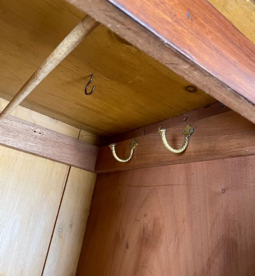 ANTIQUE 19TH CENTURY COMPACTUM WARDROBE IN MAHOGANY - ADDITIONAL PHOTO 11