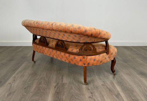 ANTIQUE 19TH CENTURY SETTEE IN MAHOGANY - ADDITIONAL PHOTO 5