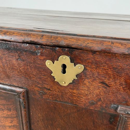 ANTIQUE 18TH CENTURY COFFER BLANKET BOX IN OAK - ADDITIONAL PHOTO 11