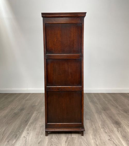 ANTIQUE EDWARDIAN WARDROBE IN SOLID OAK - ADDITIONAL PHOTO 7